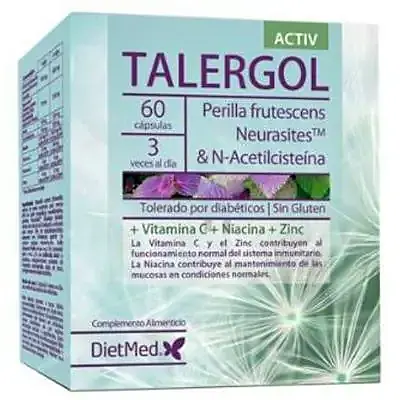 Talergol 60 cápsulas, Dietmed