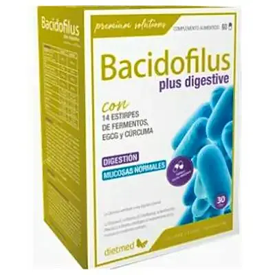 Bacidofilus plus digestive 60 cápsulas, Dietmed