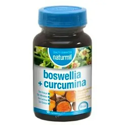 Boswellia+cúrcuma natur 90 comprimidos, Naturmil