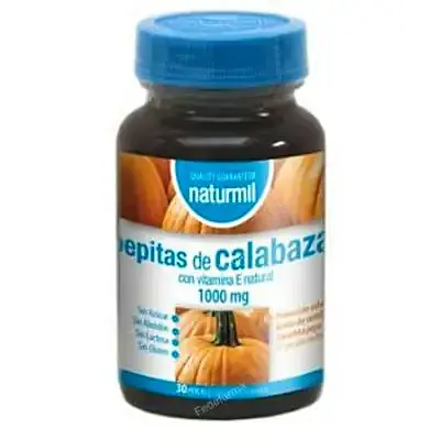Calabaza 1000 mg dietmed 30 cápsulas, Naturmil