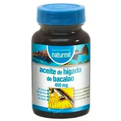 Hígado bacalao 400 mg 45com dietmed, Naturmil