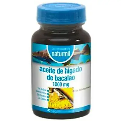 Hígado bacalao 1000 45cp dietmed, Naturmil