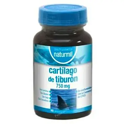 Cartílago tiburón 750 mg dietme 90 cápsulas, Naturmil