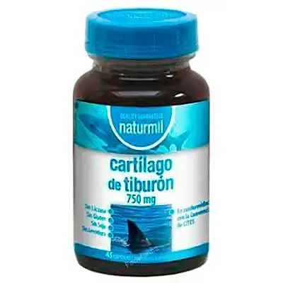 Cartílago de tiburón 750 mg 45 cápsulas, Dietmed