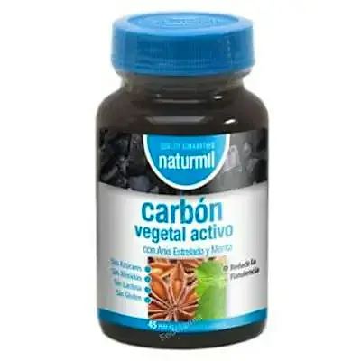 Carbón activado dietmed 45 cápsulas, Naturmil
