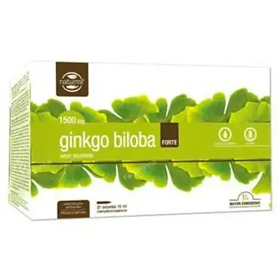 Ginkgo biloba forte 1500 mg 20 ampollas, Dietmed