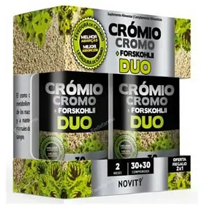 Cromo+forskohlii duo 30+30 cápsulas, Dietmed