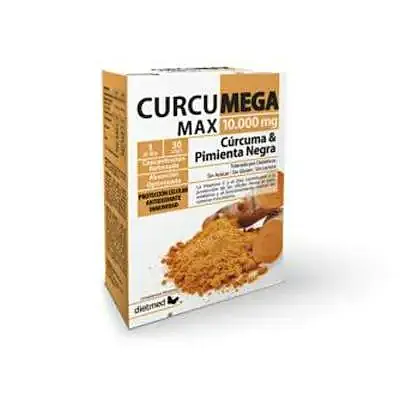 Curcumega max 10000 mg 30 cápsulas, Dietmed