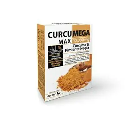 Curcumega max 10000 mg 60 cápsulas, Dietmed