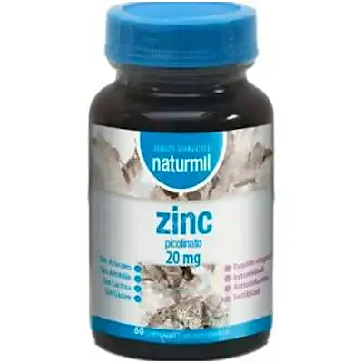 Zinc picolinato 20 mg dietmed 60 comprimidos, Naturmil