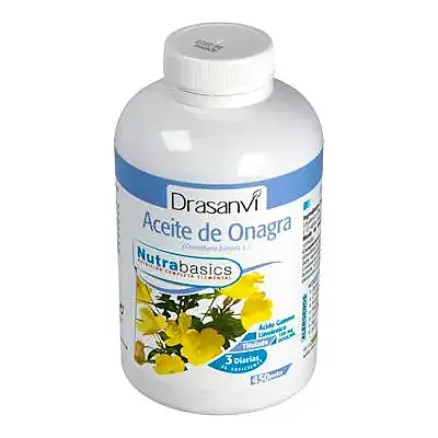 Aceite onagra 500 mg nutrabasics 450 cápsulas, Drasanvi