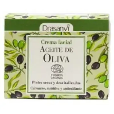 Crema facial aceite oliva 50 ml, Drasanvi