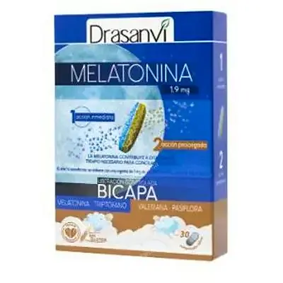 Melatonina bicapa retard 834 mg 30 comprimidos, Drasanvi