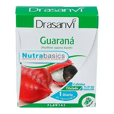 Guarana nutrabasicos 30 cápsulas, Drasanvi