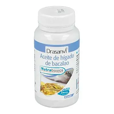 Hígado bacalao nutrabasicos 90 perlas, Drasanvi