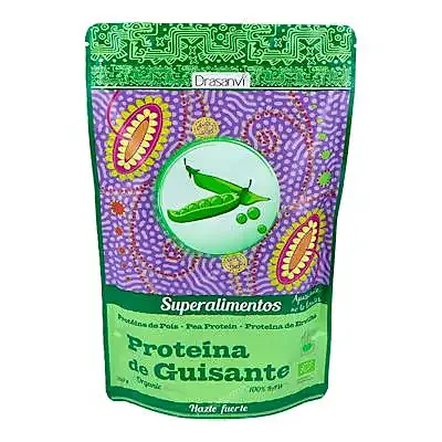 Proteína de guisante superalimentos BIO 200 g, Drasanvi