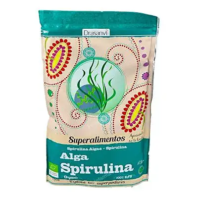 Alga spirulina superalimentos BIO 150 g, Drasanvi