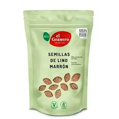 Semillas de lino marron 400 g, El Granero