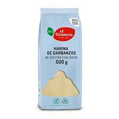 Harina garbanzos sin gluten BIO 500 g, El Granero