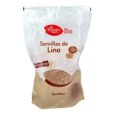 Semillas lino BIO 500 g, El Granero