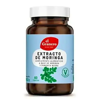 Extracto moringa 470 mg 60 cápsulas, El Granero