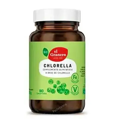 Chlorella 180com 400 mg BIO, El Granero