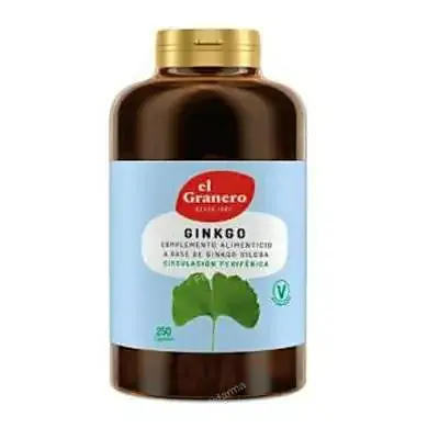 Ginkgo biloba 510 mg 250 cápsulas, El Granero