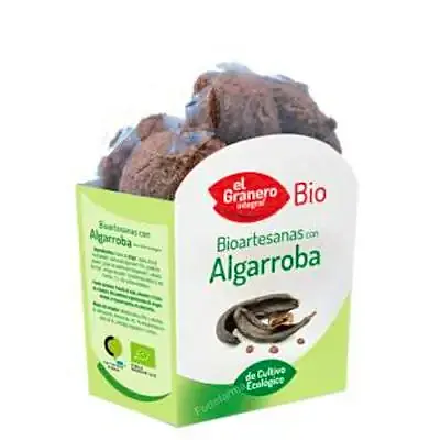 Galletas algarroba BIO 250 g, El Granero