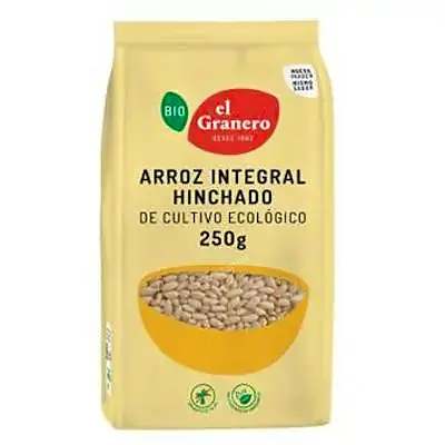 Arroz integral hinchado BIO 250 g, El Granero