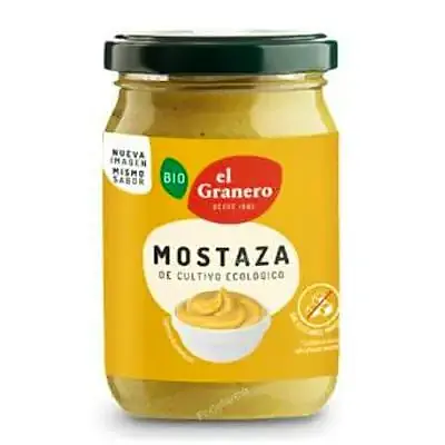 Mostaza dijon BIO 200 g, El Granero