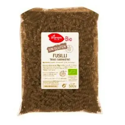 Fusilli trigo sarraceno s/g BIO 500 g, El Granero