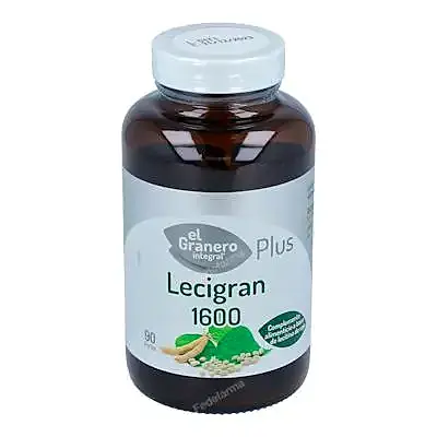 Lecigran 1600 mg(lecitina de soja) 90per, El Granero