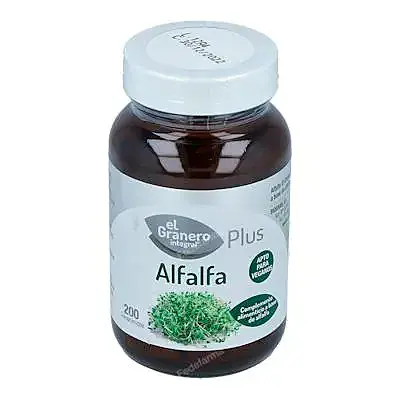 Alfalfa 400 mg 200 comprimidos, El Granero