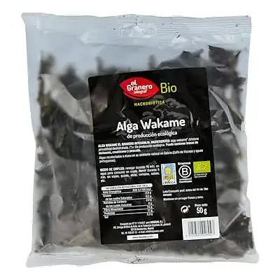 Alga wakame BIO 50 g, El Granero