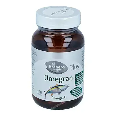 Omega 3 (omegran plus), 90 per. 670 mg, El Granero