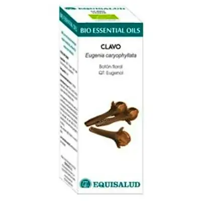 Aceite esencial de essential oils clavo BIO 10 ml, Equisalud