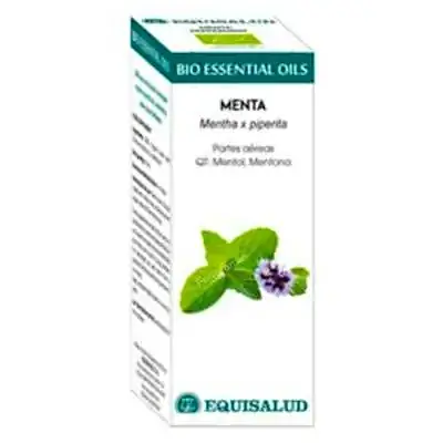 Aceite esencial de essential oils menta BIO 10 ml, Equisalud