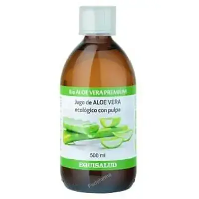 Aloe vera premium jugo de aloe vera BIO 6 x 500 ml, Equisalud