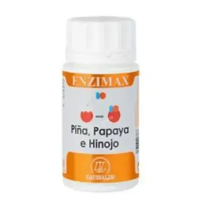Enzimax piña papaya hinojo 50 cápsulas, Equisalud