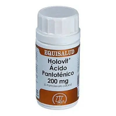 Holovit ácido pantotenico 200 mg 50 cápsulas, Equisalud