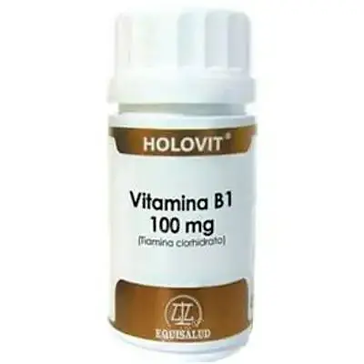 Holovit vitamina B1 100 mg 50 cápsulas, Equisalud