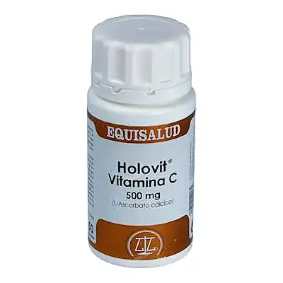 Holovit vitamina C 500 mg 50 cápsulas, Equisalud