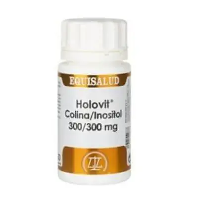Holovit colina/inositol 300/300 mg 50 cápsulas, Equisalud