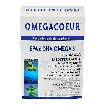Omegacoeur 60 cápsulas, Holistica