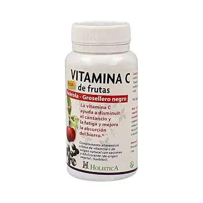 Vitamina c frutas holis 60 comprimidos, Holistica