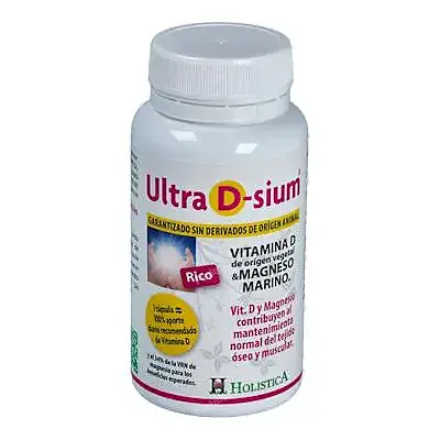 Ultra d-sium vitamina D + Mg 60 perlas, Holistica