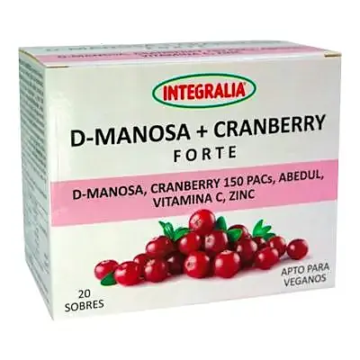 D-manosa + cranberry plus 20 sobres, Integralia