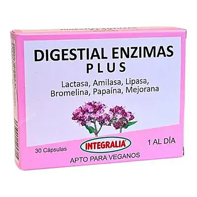 Digestial enzimas plus 30 cápsulas, Integralia