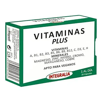 Vitaminas plus 30 cápsulas, Integralia