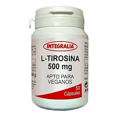 L-tirosina 500 mg 50 cápsulas, Integralia